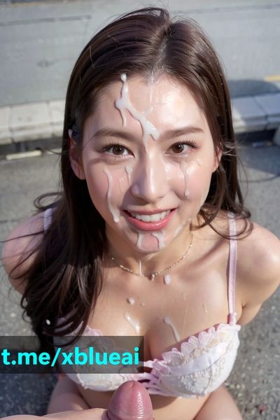 Sana - cum on face