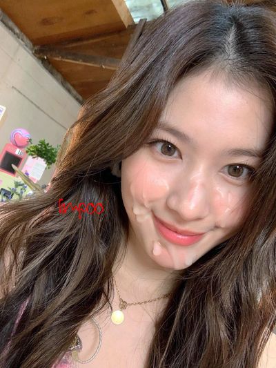 Sana - cum on face