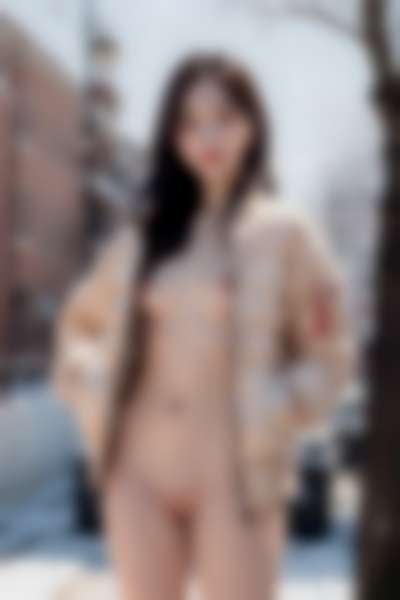 Mina - public nude