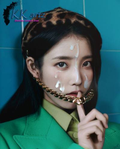 IU - cum on face
