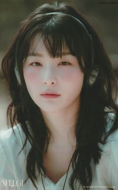 Seulgi - cum on face